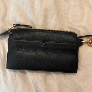 Allsaints leather clutch